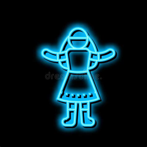 Dolls Toys Neon Glow Icon Illustration Stock Vector Illustration Of Musical T 271222202