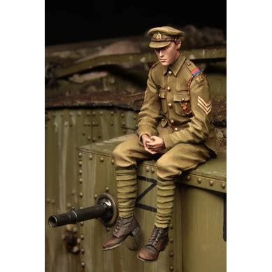 Tuskmodel 1 35 Scale Resin Model Figures Kit WW1 British Tank Crewman