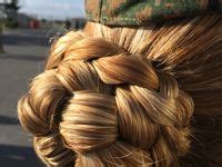 military bun hairstyles