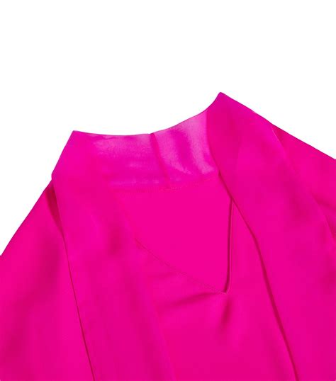 Valentino Garavani Pink Silk Blouse Harrods Uk