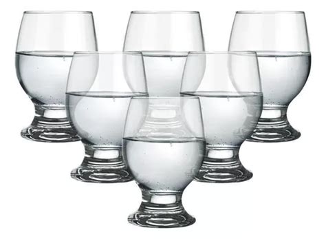 Set De 6 Vasos De Agua Paulista 250 Ml Nadir Figueiredo 70 Mercadolibre