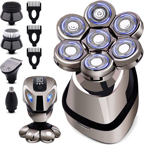 Aidallswellup D In Electric Head Shaver For Bald Men Modern