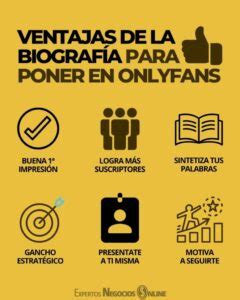 Consejos Y Ejemplos Para Crear Una Biograf A Irresistible En Onlyfans