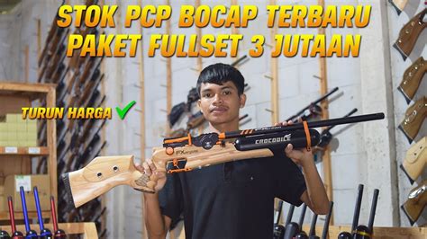 DAFTAR STOK HARGA BARU SENAPAN ANGIN PCP BOCAP 500CC POPOR KAYU DI