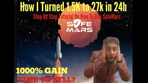 How To Buy Safemars Easy Way How I Turned K K In H Time