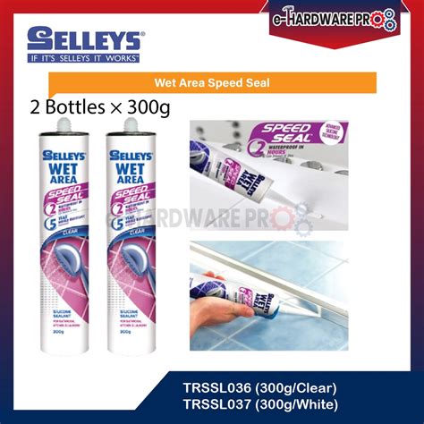 Selleys Wet Area Speed Seal Silicone Sealant Fix Silicone Sealant