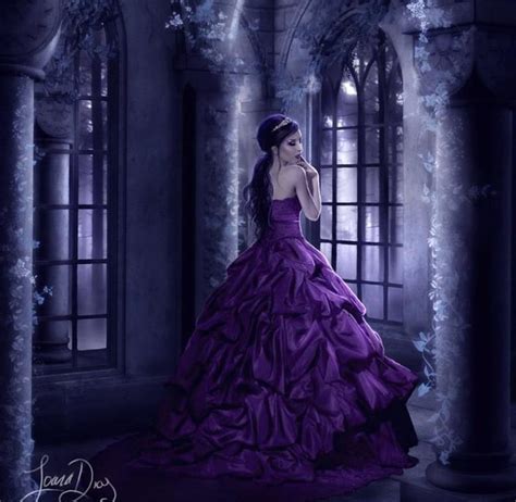 Princess In Purple Dress Purple Princess Castle Hd Wallpaper Peakpx