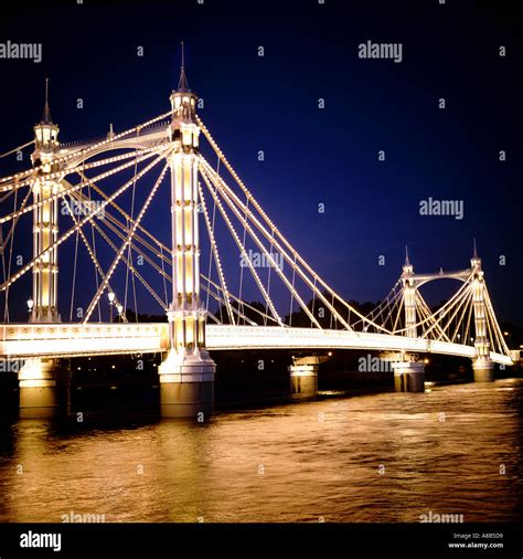 The Albert Bridge London Stock Photo - Alamy