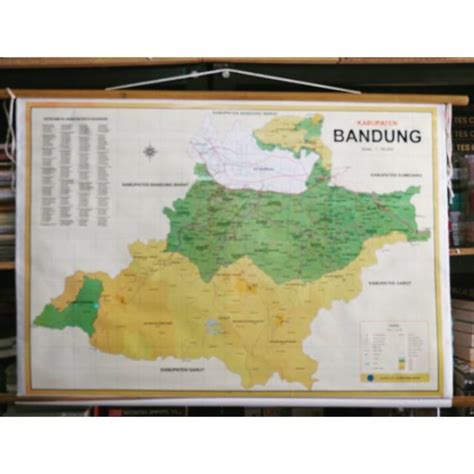 jual peta kabupaten bandung barat bingkai shopee indonesia
