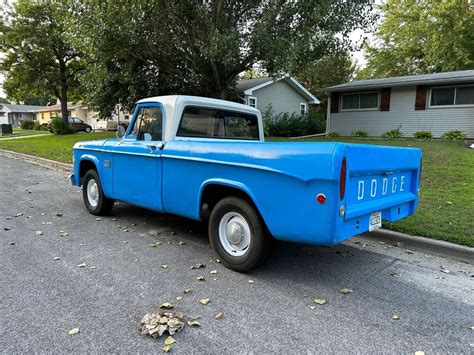 1969 Dodge Dw Series Pickup Blue Rwd Manual D100 Classic Dodge Dw Series 1969 For Sale