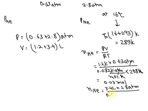 Solved Consider The Following Apparatus Calculate The Partial