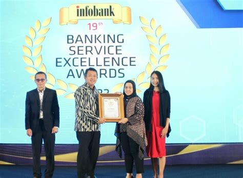 Katagori BPD Dengan Layanan Terbaik Bank DKI Raih Penghargaan Banking