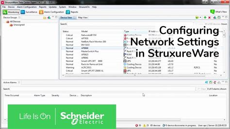 Configuring Network Settings In StruxureWare Data Center Expert