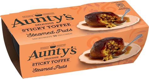 Aunty S Steamed Sticky Toffee Puddings 2 X 110g Amazon Co Uk Grocery