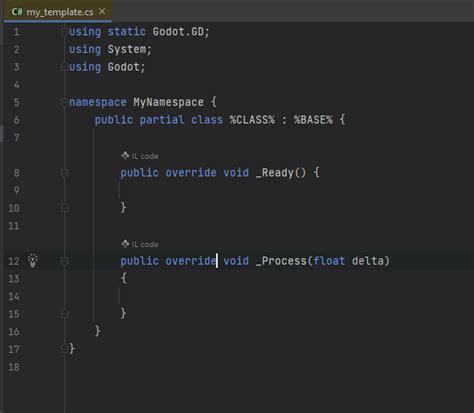 Script Templates Not Recognized For C Project In Godot 4 · Issue