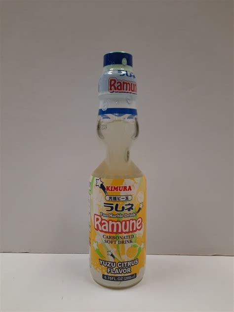 Kimura Ramune Marble Soft Drink Yuzu