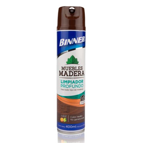 Limpiador Profundo Binner Para Muebles De Madera En Aerosol Ml