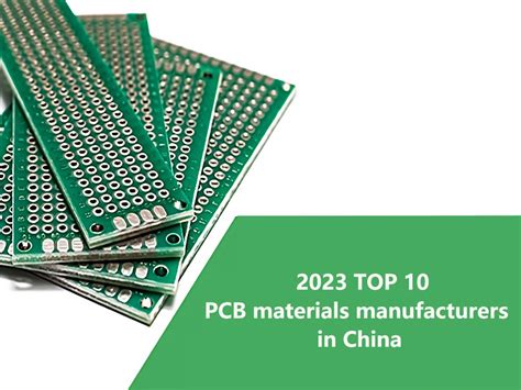 TOP 10 PCB Materials Manufacturers In China IBE Electronics