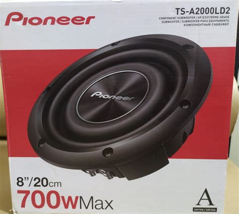 Subwoofer Pioneer Slim 8 Pol 700watts Ts A2000ld2 Parcelamento Sem Juros