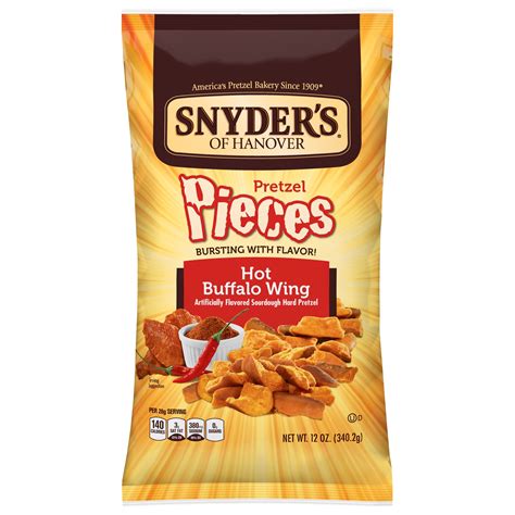 Snyder S Of Hanover Hot Buffalo Wing Pretzel Pieces 12 Oz Walmart