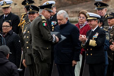 Andrés Manuel López Obrador Mexican President Decorates General