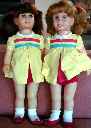 Chatty Cathy Brunette Pigtails Original Outfit Doll Peddlar