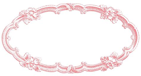 Pink Vintage Frame Clipart Wedding Pinterest Vintage