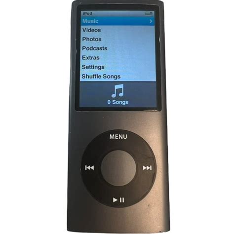 Apple Ipod Nano 4th Gen 16gb Blackmp3 Audiovideo Player Excellent Condition Walmartca