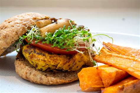 Vegan Garbanzo Bean Burger Cooking With Nelma