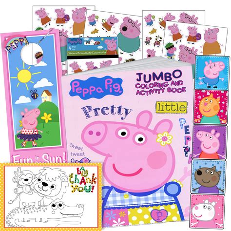 Buy Coloring And Activity Set Bundle Includes Peppa Pig Coloring Book