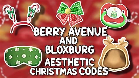 Christmas Codes For Berry Avenue Bloxburg And All Roblox Games That