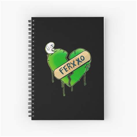 Cuaderno De Espiral Pegatina De El Ferxxo Coraz N Roto Feid Animado