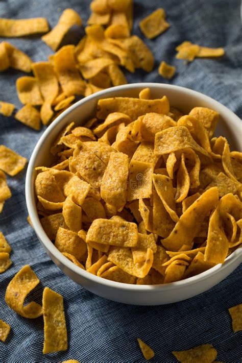 Crunchy Salt Corn Chips Stock Photo Image Of Cornchips 165157674