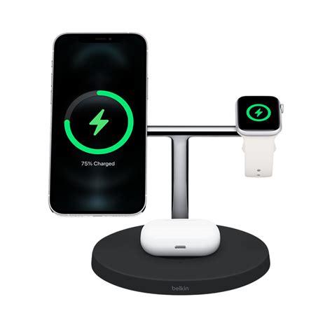 Dock Belkin BOOSTCHARGE PRO 3 in 1 Wireless Charger sạc MagSafe Vender