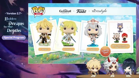 Funko Pop! Genshin Impact Set Of Aether, Lumine And Paimon ...