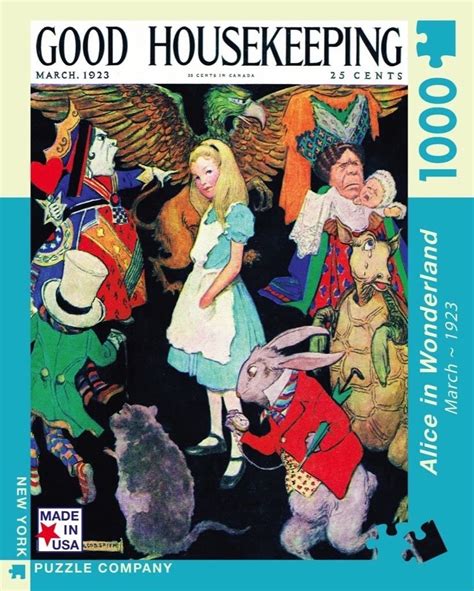 New York Puzzle Company Good Housekeeping Alice In Wonderland 1000