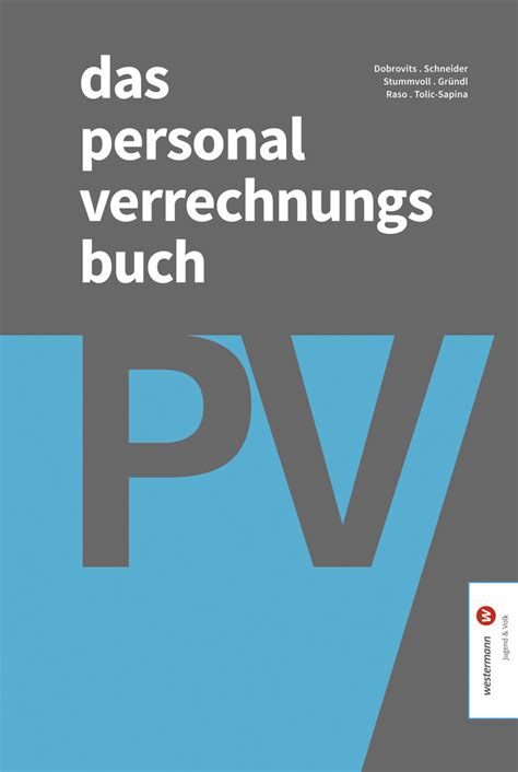 Das Personalverrechnungsbuch Mit Digitalem Zusatzpaket Auflage