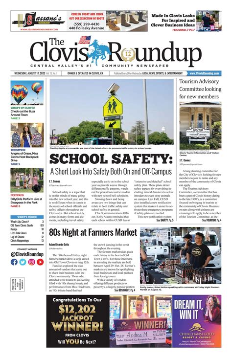 Clovis Roundup - August 17, 2022 by Donna Melchor - Issuu