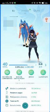 CONTA LVL 40 DIALGA SHUNDO Pokemon GO GGMAX