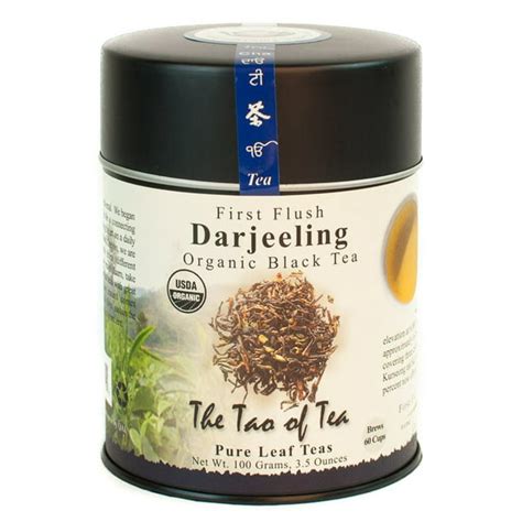 The Tao Of Tea First Flush Darjeeling Black Tea Loose Leaf 35 Ounce Tin