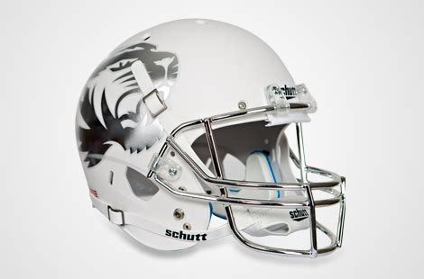 Mizzou All White Football Helmet (Full) - ZOUNation Magazine