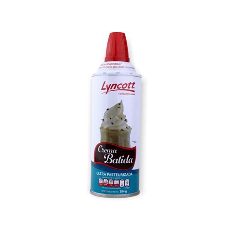 CREMA BATIDA LYNCOTT Pz 184g Tu Bodeguita