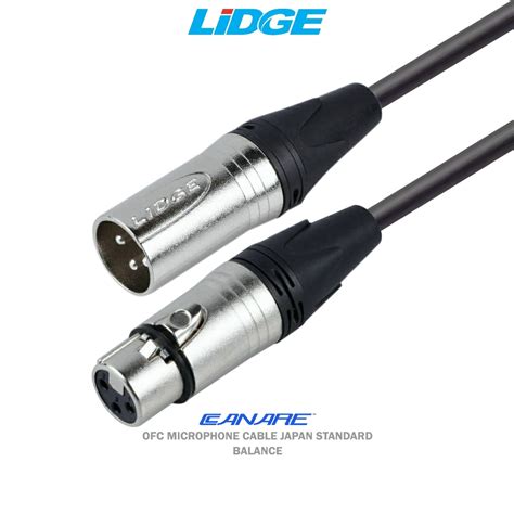 Jual Canare X Lidge Kabel Audio Mixer In Out Jack Canon XLR Male To