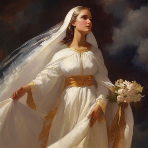 The Bride The Church Ready For Jesus Christ A Beautiful Art Print To