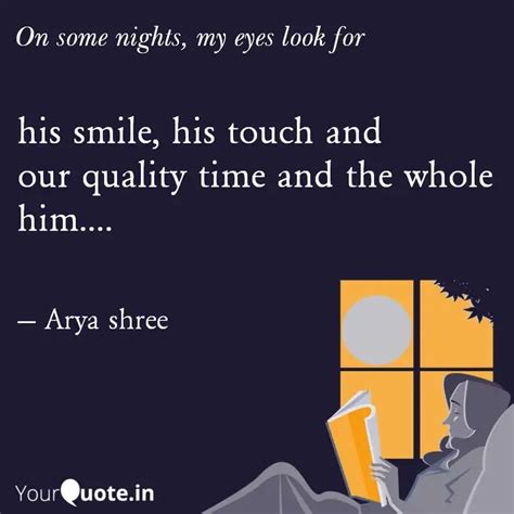 His Smile His Touch And Quotes Writings By Arya Shree Yourquote