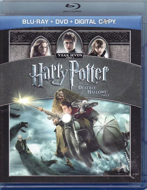 Harry Potter And The Deathly Hallows Part 1 Limited Edition Blu Ray Dvd Digital