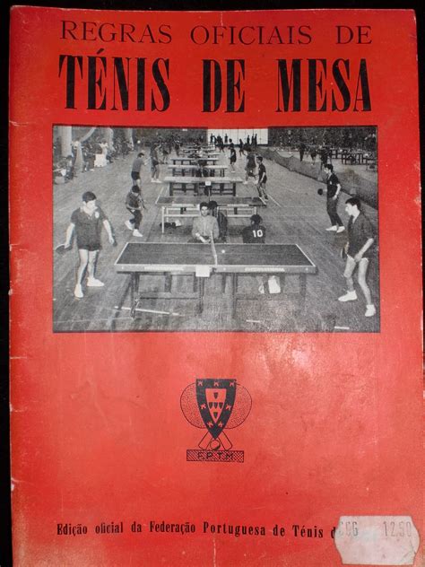 Regras Oficiais De Tênis De Mesa - Livros Com Asas: REGRAS OFICIAIS DE TÉNIS DE MESA 1969