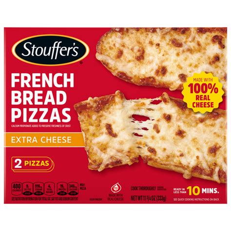 Save On Stouffer S Extra Cheese French Bread Frozen Pizza 2 Ct Order Online Delivery Giant