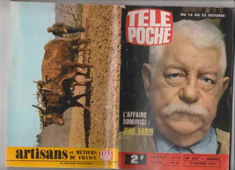 Tele Poche N Complet Jean Gabin Eur Picclick Fr