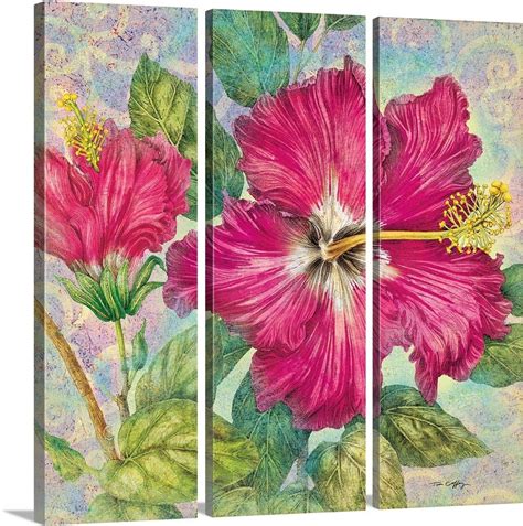 Hibiscus In 2021 Hibiscus Floral Art Canvas Prints